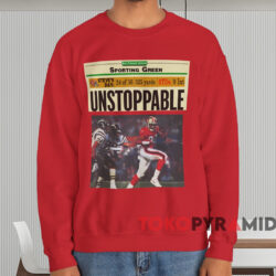 Vintage San Francisco 49ers Newspaper T-shirt 3 Vintage San Francisco 49ers Newspaper T shirt Red Sweatshirt