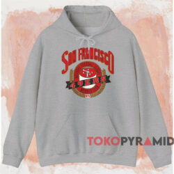Vintage San Francisco 49ers NFL Member Club T-shirt 2 Vintage San Francisco 49ers Nfl Member Club T shirt Grey Hoodie