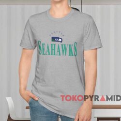 Vintage Seattle Seahawks Football Tee Grey T shirt