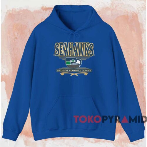 Vintage Seattle Seahawks Nfl Shirt Blue Hoodie Vintage Seattle Seahawks Nfl Shirt Blue Hoodie