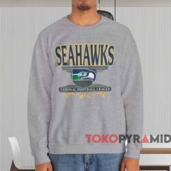 Vintage Seattle Seahawks NFL Shirt 3 Vintage Seattle Seahawks Nfl Shirt Grey Sweatshirt
