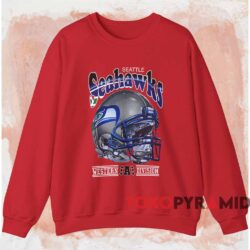 Vintage Seattle Seahawks Western Division Shirt Red Sweatshirt
