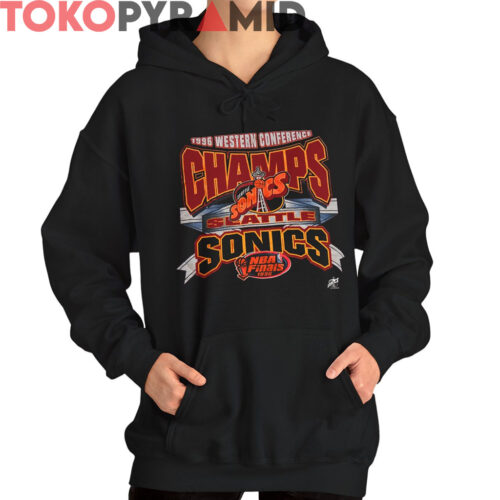 Vintage Seattle Sonics 1996 Western Conference Champs Shirt