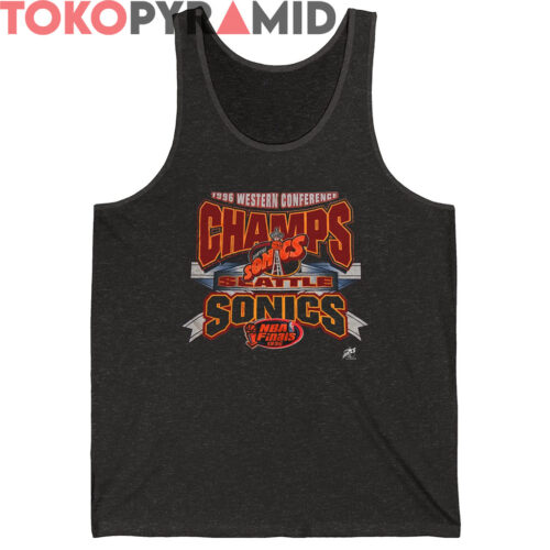 Vintage Seattle Sonics 1996 Western Conference Champs Shirt