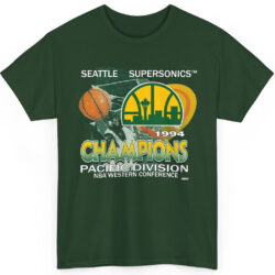 Vintage Seattle Supersonics 1994 Champions Shirt