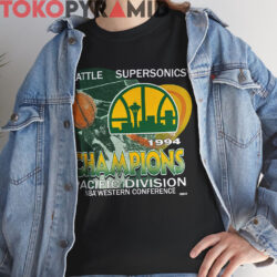 Vintage Seattle Supersonics 1994 Champions Shirt