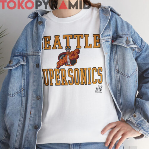 Vintage Seattle Supersonics Logo Shirt