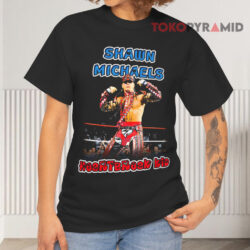 Vintage Shawn Michaels Heartbreak Kid Wwf Black T shirt