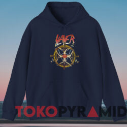 Vintage Slayer 1994 Tour T shirt Navy Hoodie