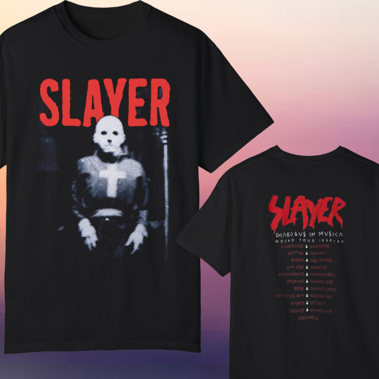 Vintage Slayer Diabolus In Musica T-shirt - TokoPyramid