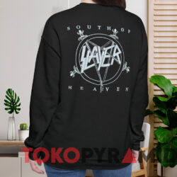 Vintage Slayer South Of Heaven Shirt Black Sweatshirt