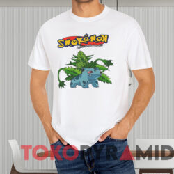 Vintage Smokemon Pokemon Parody T shirt White T shirt