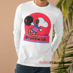 Vintage Snoopy Brunswick Bowling Shirt 4 Vintage Snoopy Brunswick Bowling Long sleeved