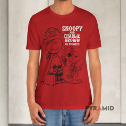 Vintage Snoopy Charlie Brown As Pirates Cartoon Shirt 4 Vintage Snoopy Charlie Brown As Pirates Cartoon Red T shirt