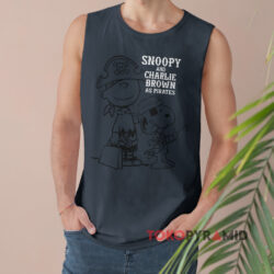 Vintage Snoopy Charlie Brown As Pirates Cartoon Shirt 2 Vintage Snoopy Charlie Brown As Pirates Cartoon Tank Top