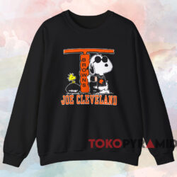 Vintage Snoopy Joe Cleveland Shirt Black Sweatshirt