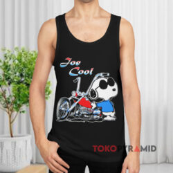 Vintage Snoopy Joe Cool Motorcycle USA Shirt 2 Vintage Snoopy Joe Cool Motorcycle Usa Tank Top