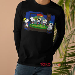 Vintage Snoopy Peanuts Dogs Playing Poker Shirt 4 Vintage Snoopy Peanuts Dogs Playing Poker Long sleeved