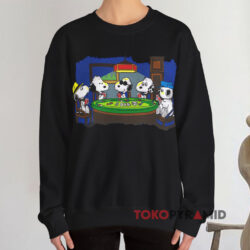 Vintage Snoopy Peanuts Dogs Playing Poker Shirt 3 Vintage Snoopy Peanuts Dogs Playing Poker Sweatshirt