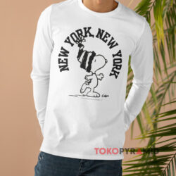 Vintage Snoopy Peanuts New York Big Logo Shirt 4 Vintage Snoopy Peanuts New York Big Logo Long sleeved