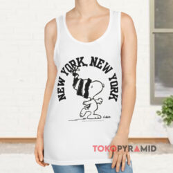 Vintage Snoopy Peanuts New York Big Logo Shirt 2 Vintage Snoopy Peanuts New York Big Logo Tank Top