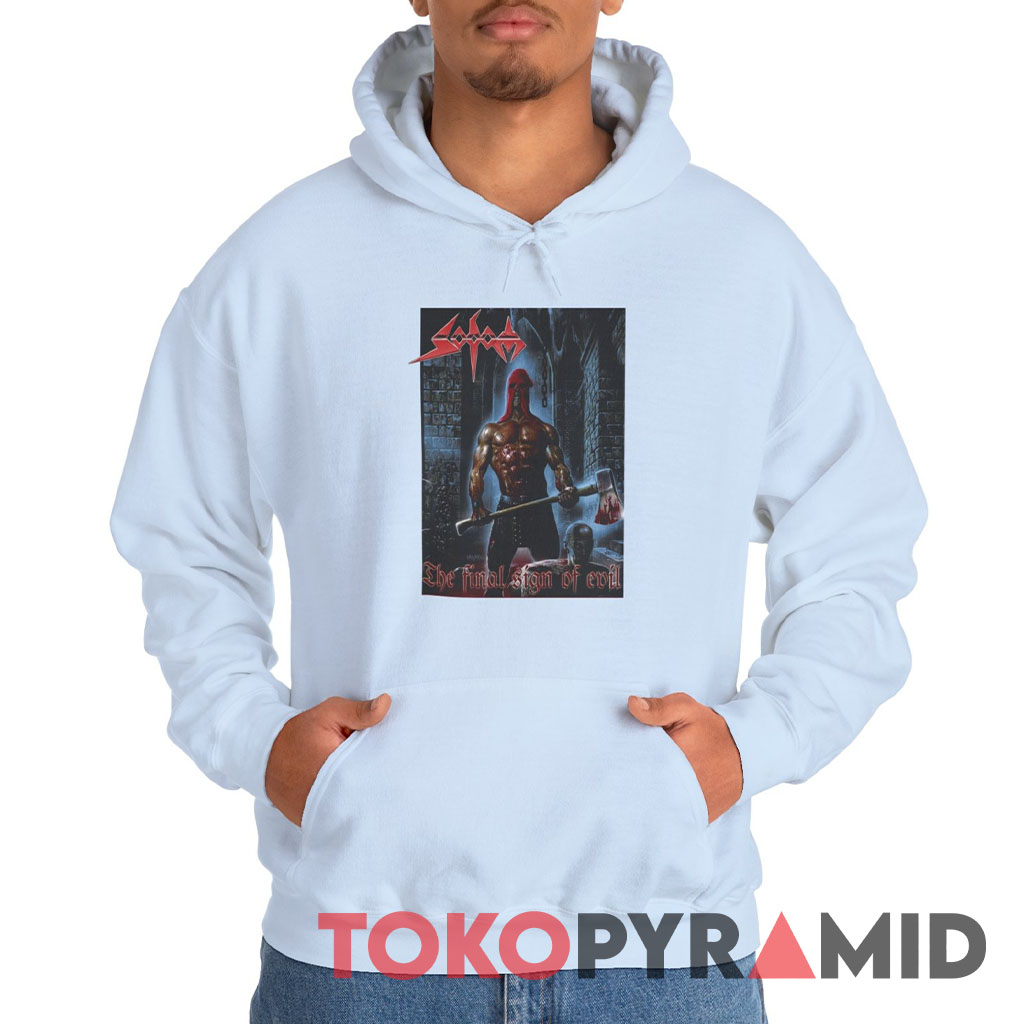 Vintage Sodom The Final Sign Of Evil Hoodie Vintage Sodom The Final Sign Of Evil Hoodie