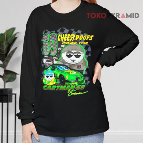 Vintage South Park Cartman Cheesy Poofs Racing Long sleeved Vintage South Park Cartman Cheesy Poofs Racing Long sleeved