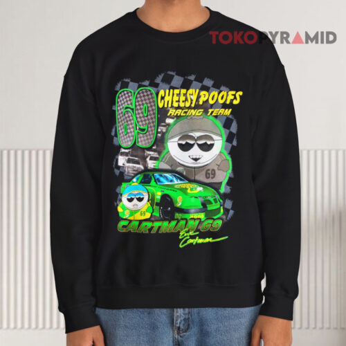 Vintage South Park Cartman Cheesy Poofs Racing Sweatshirt Vintage South Park Cartman Cheesy Poofs Racing Sweatshirt