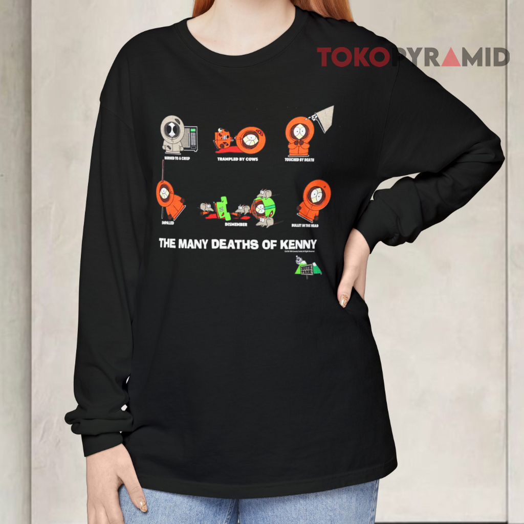 Vintage South Park The Many Deaths Of Kenny Long sleeved Vintage South Park The Many Deaths Of Kenny Long sleeved