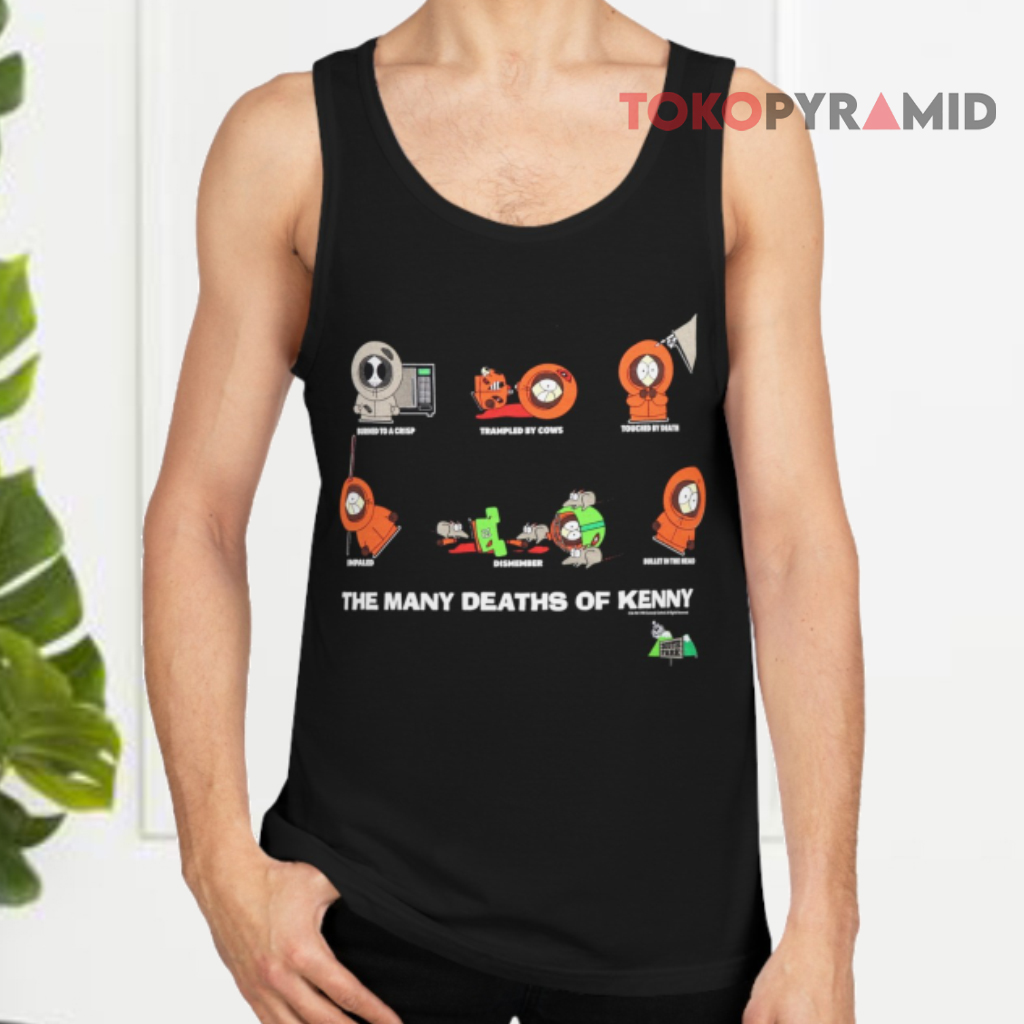 Vintage South Park The Many Deaths Of Kenny Tank Top Vintage South Park The Many Deaths Of Kenny Tank Top