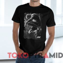 Vintage Spiderman 3 Symbiote Suit T shirt Black T shirt