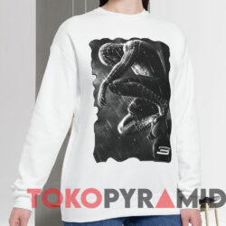 Vintage Spiderman 3 Symbiote Suit T-shirt 2 Vintage Spiderman 3 Symbiote Suit T shirt White Sweatshirt