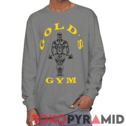 Vintage Muscle Man Gold's Gym Shirt 3 Vintage Sportswear Golds Gym Shirt Long Sleeve