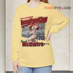 Vintage St. Louis Cardinals Mark McGwire Home Run King 1998 Shirt 4 Vintage St Louis Cardinals Mark Mcgwire Home Run King 1998 Long sleeved