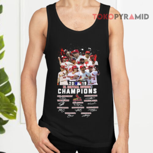 Vintage St Louis Cardinals Nl Central Division Signatures Champions Tank Top Vintage St Louis Cardinals Nl Central Division Signatures Champions Tank Top