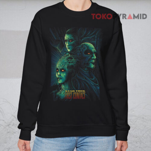 Vintage Star Trek First Contact 50th Anniversary Sweatshirt