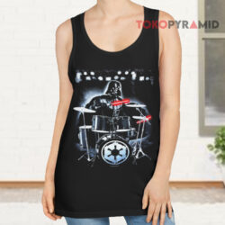 Vintage Star Wars Darth Vader Playing Drums Shirt 2 Vintage Star Wars Darth Vader Playing Drums Tank Top
