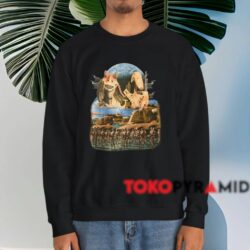 Vintage Star Wars Jar Jar Binks Shirt Black Sweatshirt