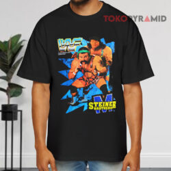 Vintage Steiner Brothers 1992 Wwf Wrestling Black T shirt