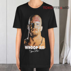 Vintage Steve Austin 100% Pure Whoop Ass Wwf Black T shirt