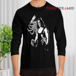 Vintage Sting With Scorpion Wrestling Wwe Black Long sleeved