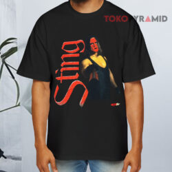 Vintage Sting Wrestling Wcw Black T shirt