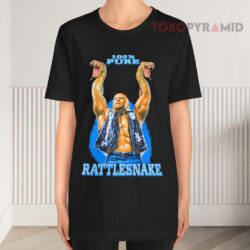 Vintage Stone Cold Steve Austin 100% Pure Rattlesnake Black T shirt