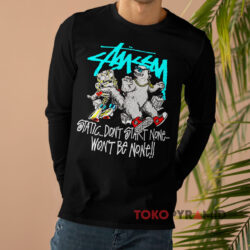 Vintage Stussy Godzilla Shirt 4 Vintage Stussy Godzilla Long sleeved