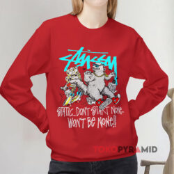 Vintage Stussy Godzilla Shirt 3 Vintage Stussy Godzilla Sweatshirt