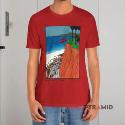 Vintage Stussy x Ken Price Car Plunge Pocket Shirt 4 Vintage Stussy X Ken Price Car Plunge Pocket Red T shirt