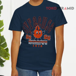 Vintage Syracuse Orangemen University 1870 Shirt 4 Vintage Syracuse Orangemen University 1870 Navy T shirt
