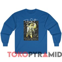 Vintage Taylor Swift Fearless Tour Tee Blue Long sleeved