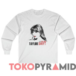 Vintage Taylor Swift The Red Tour T-Shirt 3 Vintage Taylor Swift The Red Tour T shirt White Long sleeved