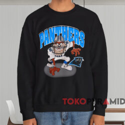 Vintage Taz Carolina Panthers T-shirt 4 Vintage Taz Carolina Panthers T shirt Black Sweatshirt